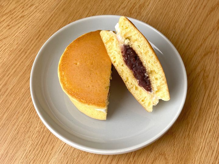 国産バターと自家炊き餡のパンケーキ