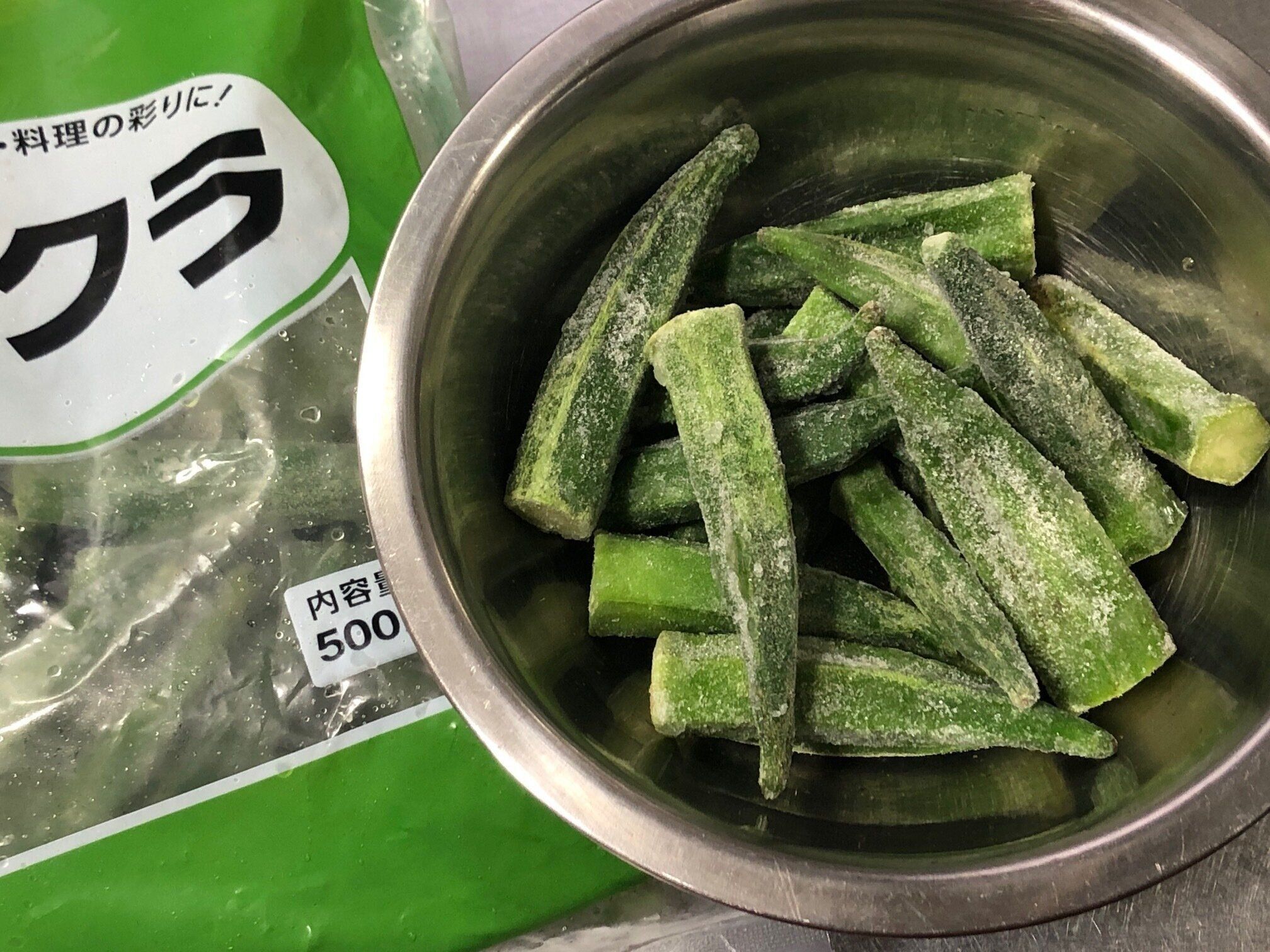 冷凍オクラ