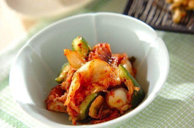 パパっと副菜！タコキムチ　