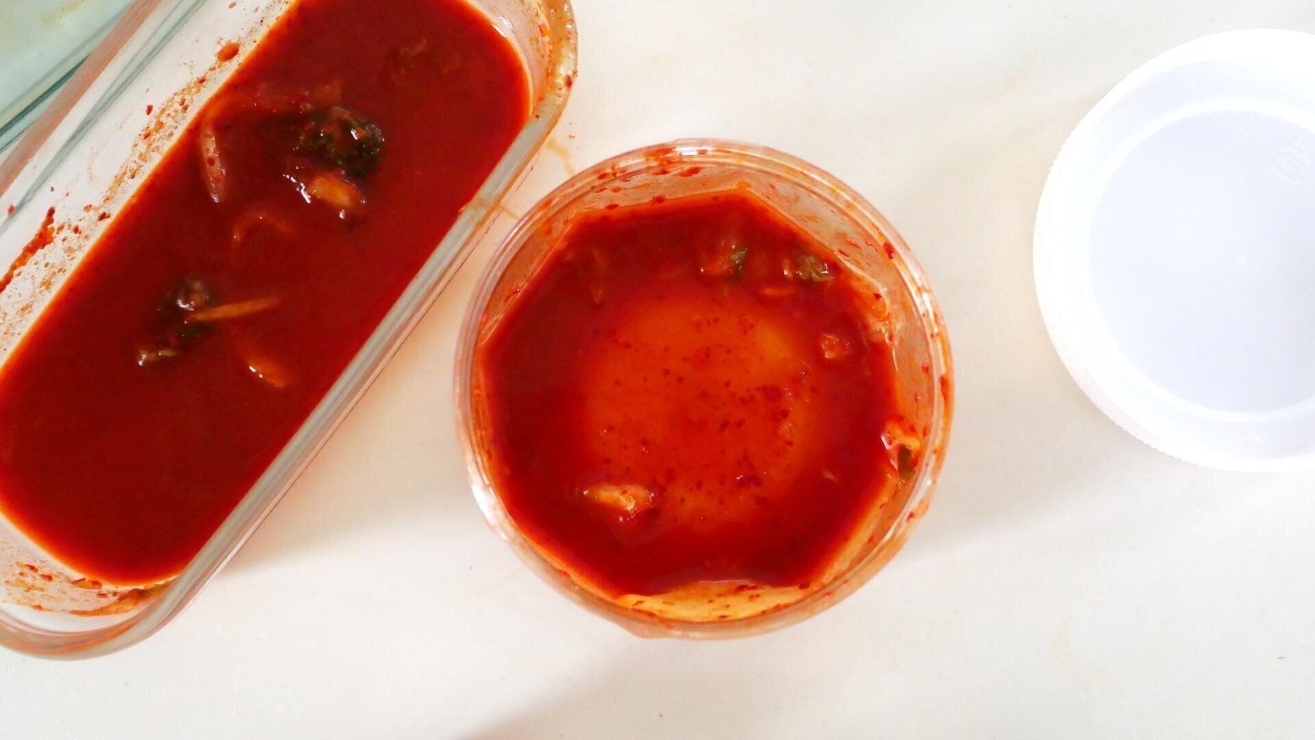 キムチの残り汁