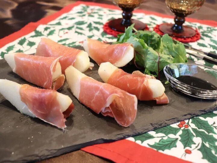 簡単で美味！生ハムとラ・フランスの前菜