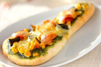 ナンでチーズピザ