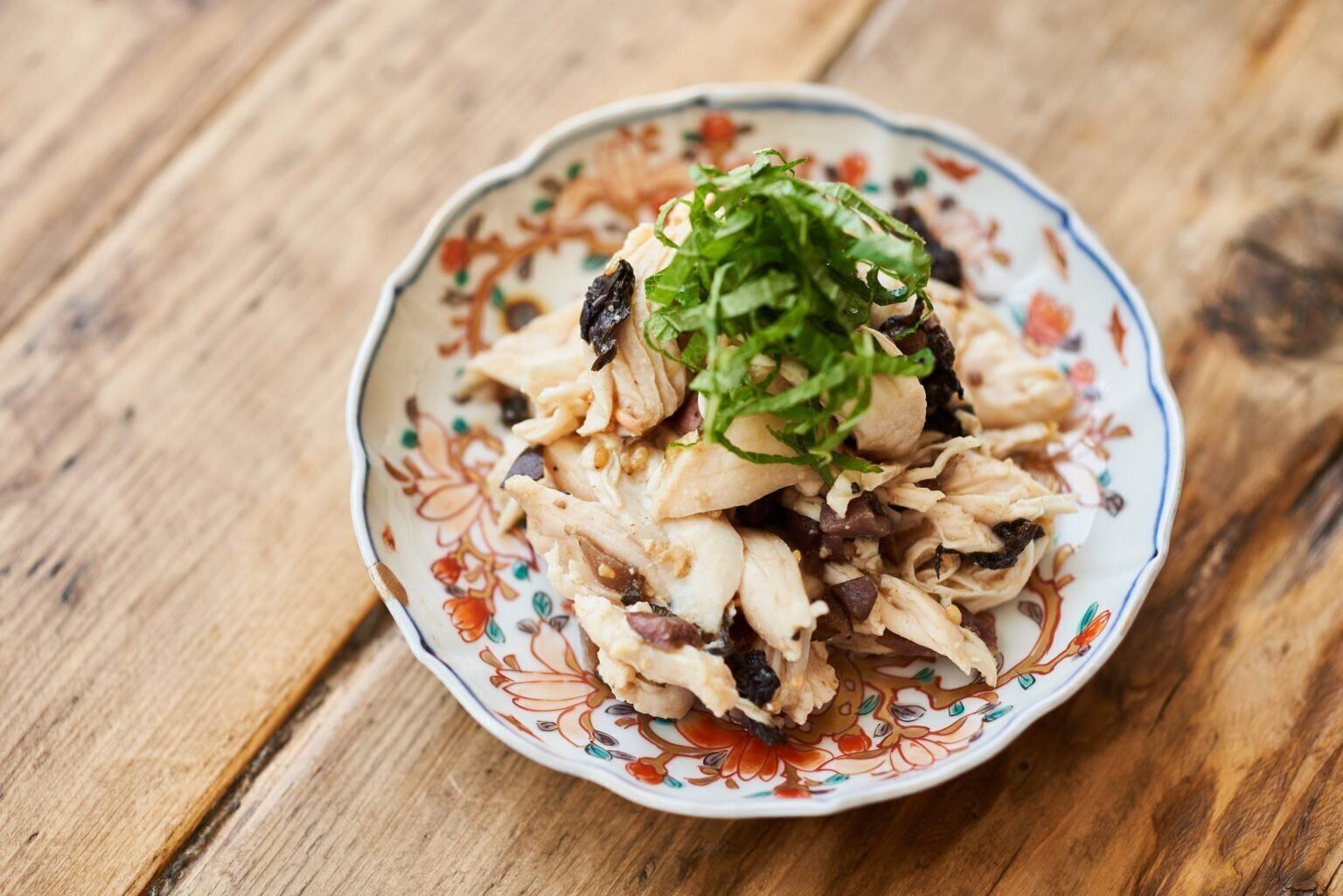 ごちそうささみの黒酢ごま和え