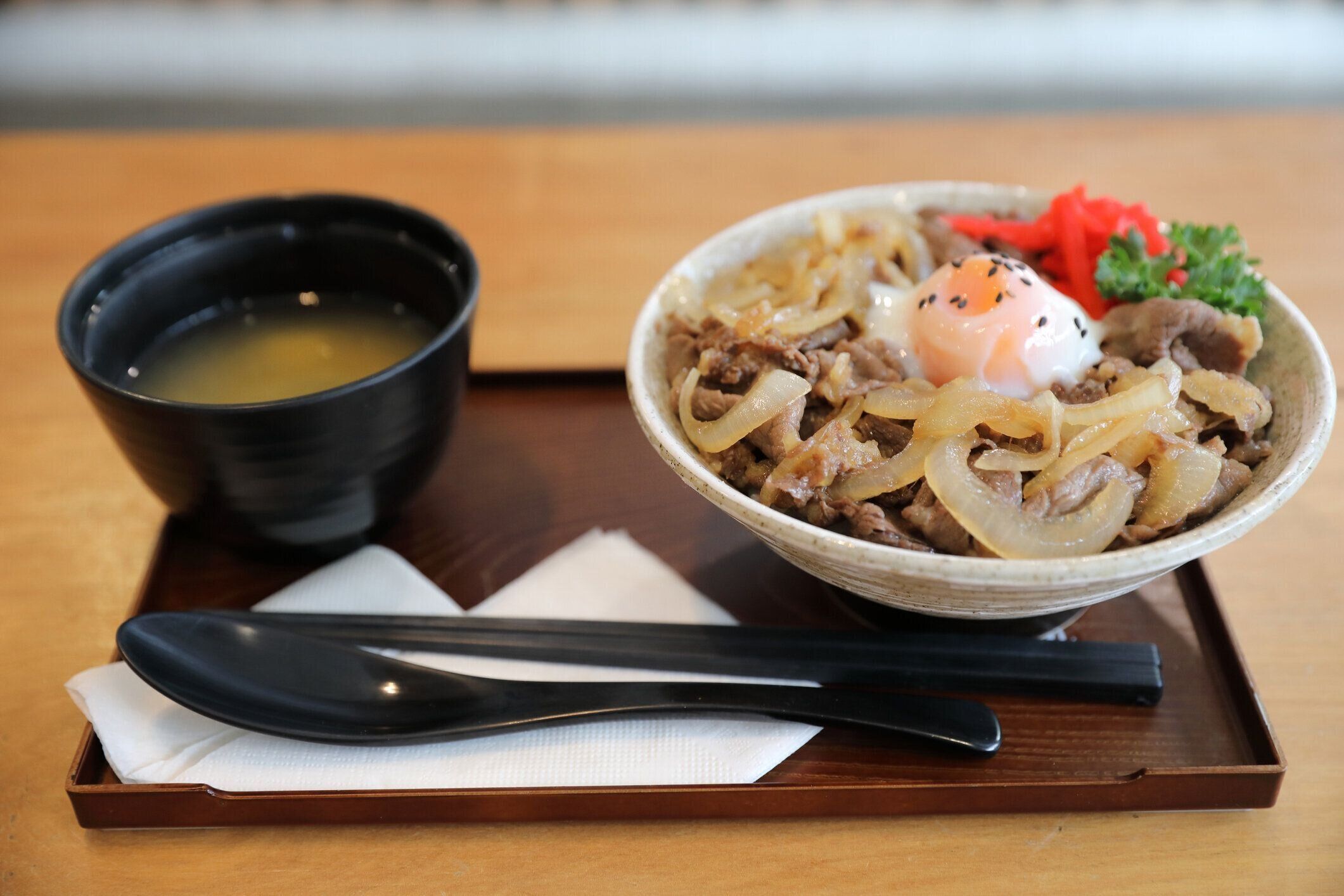 ご飯茶碗牛、日本食