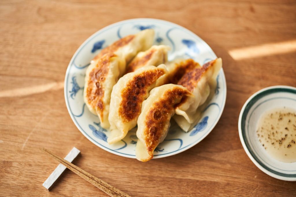 春キャベツのみそ餃子