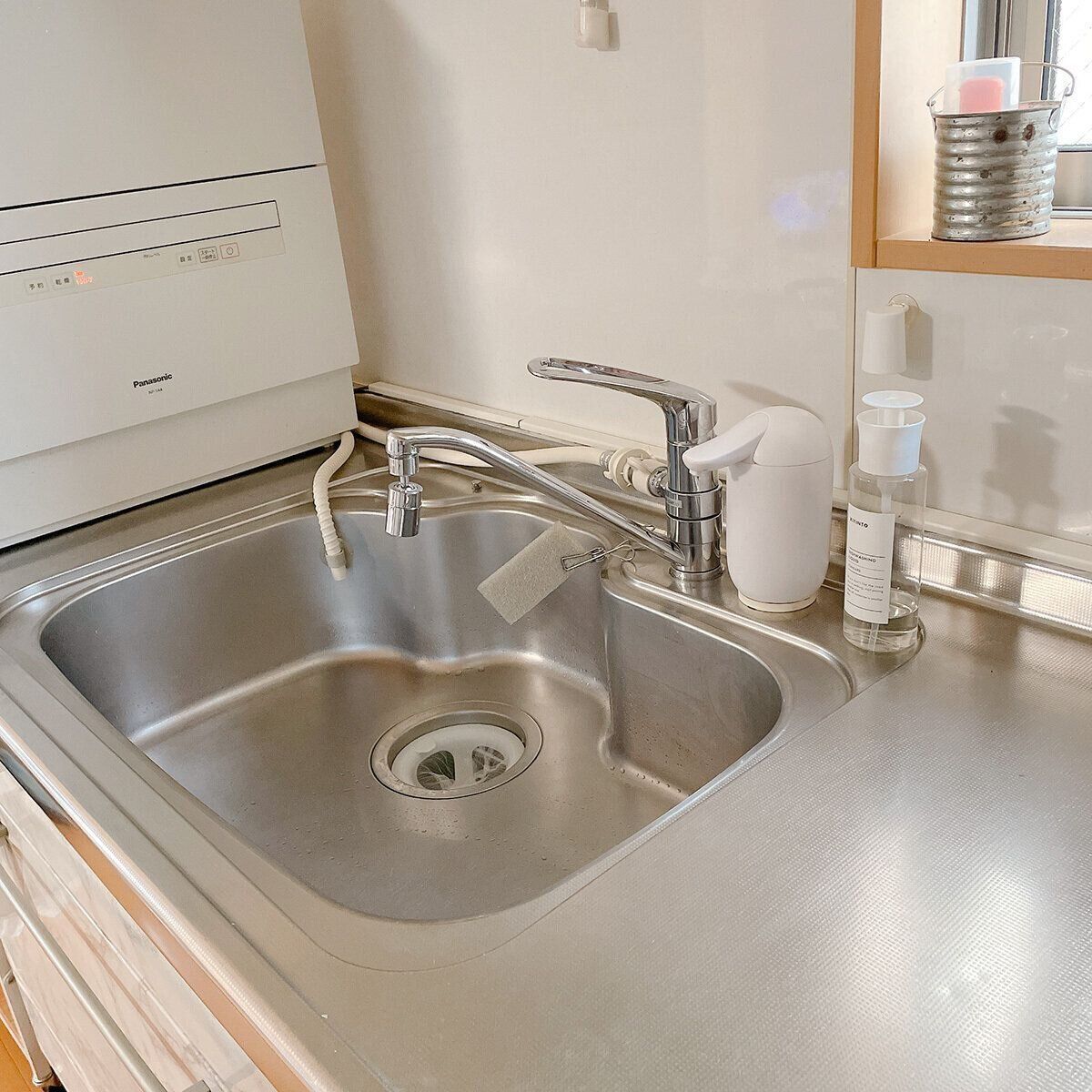 水切りカゴがないから広々