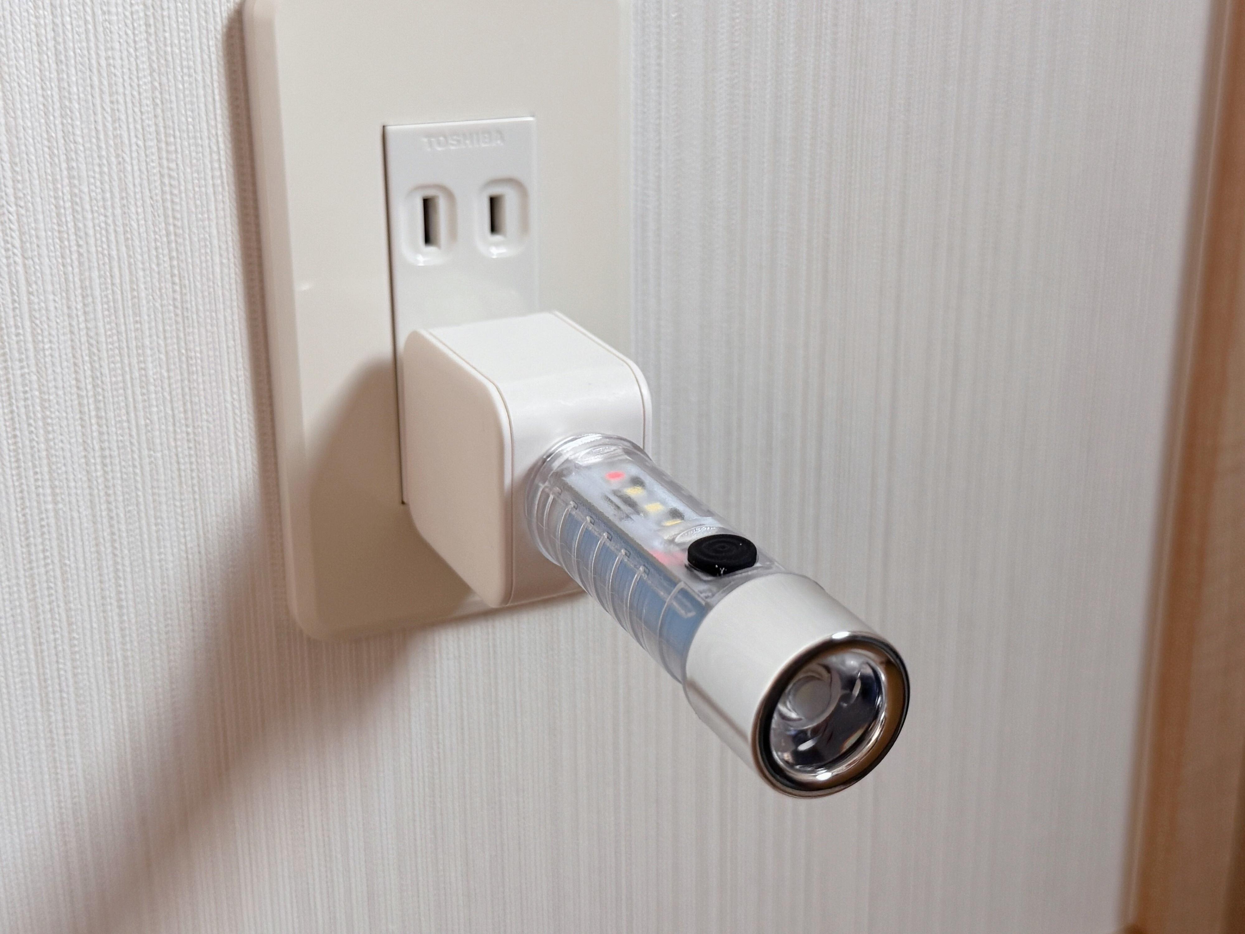 特長3．USBの充電式で乾電池いらず