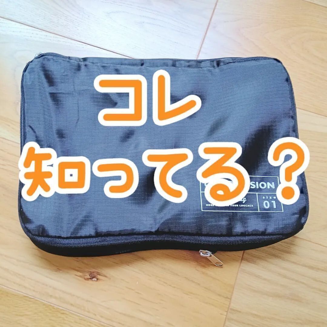 【ダイソー】オムツが23枚入る！圧縮バッグ