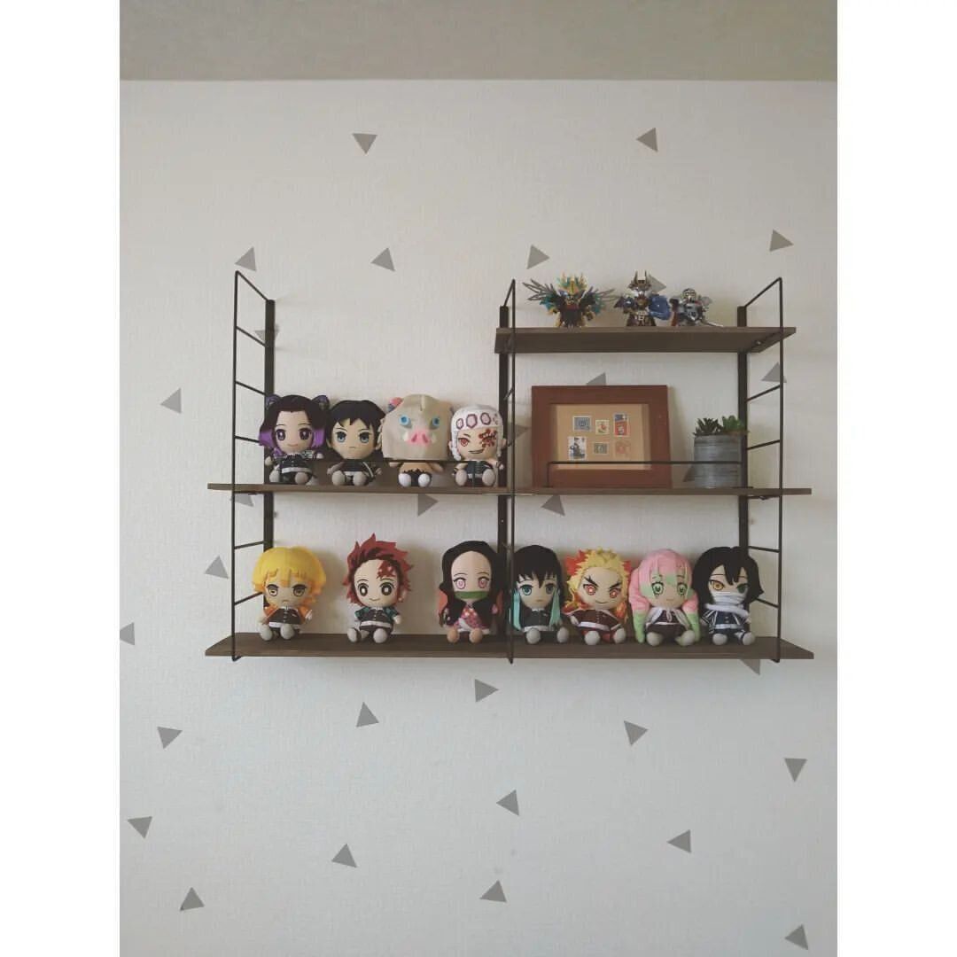 【ダイソー】ぬいぐるみをおしゃれに飾れるラックに大変身