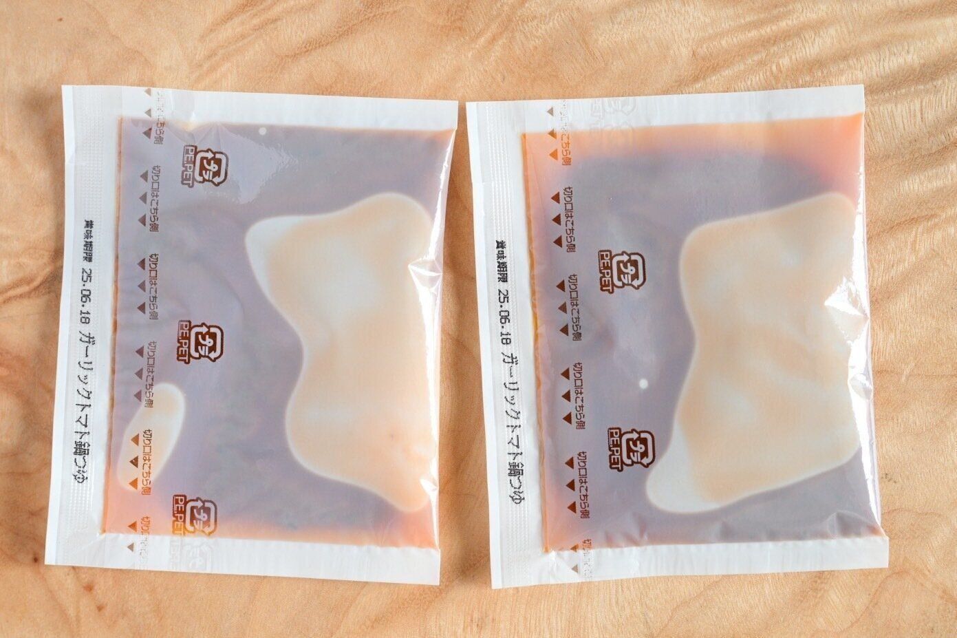 ガーリックトマト鍋の中身