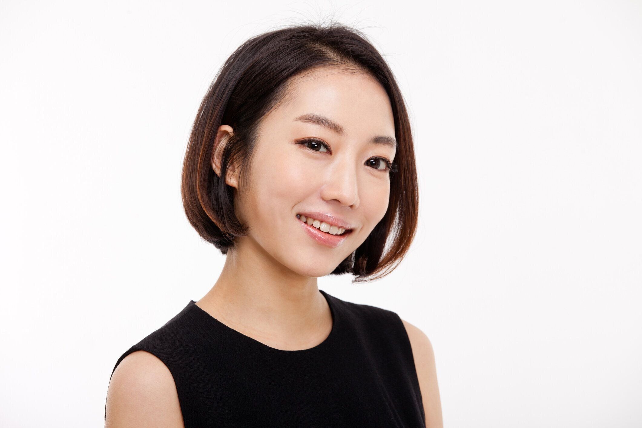 永可愛らしいアジアビジネスの女性