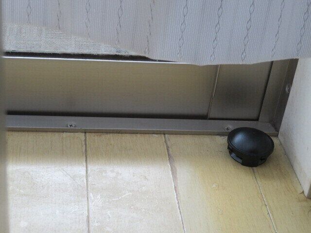 置き餌をしかけたところ