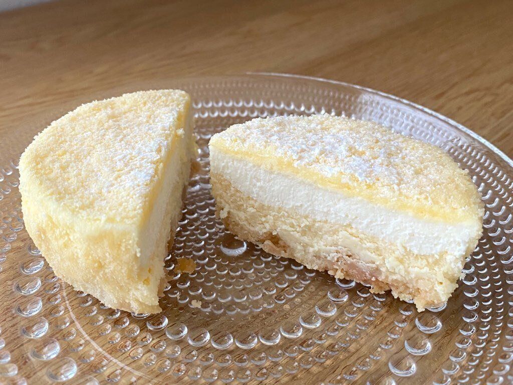 2層仕立てのチーズケーキ