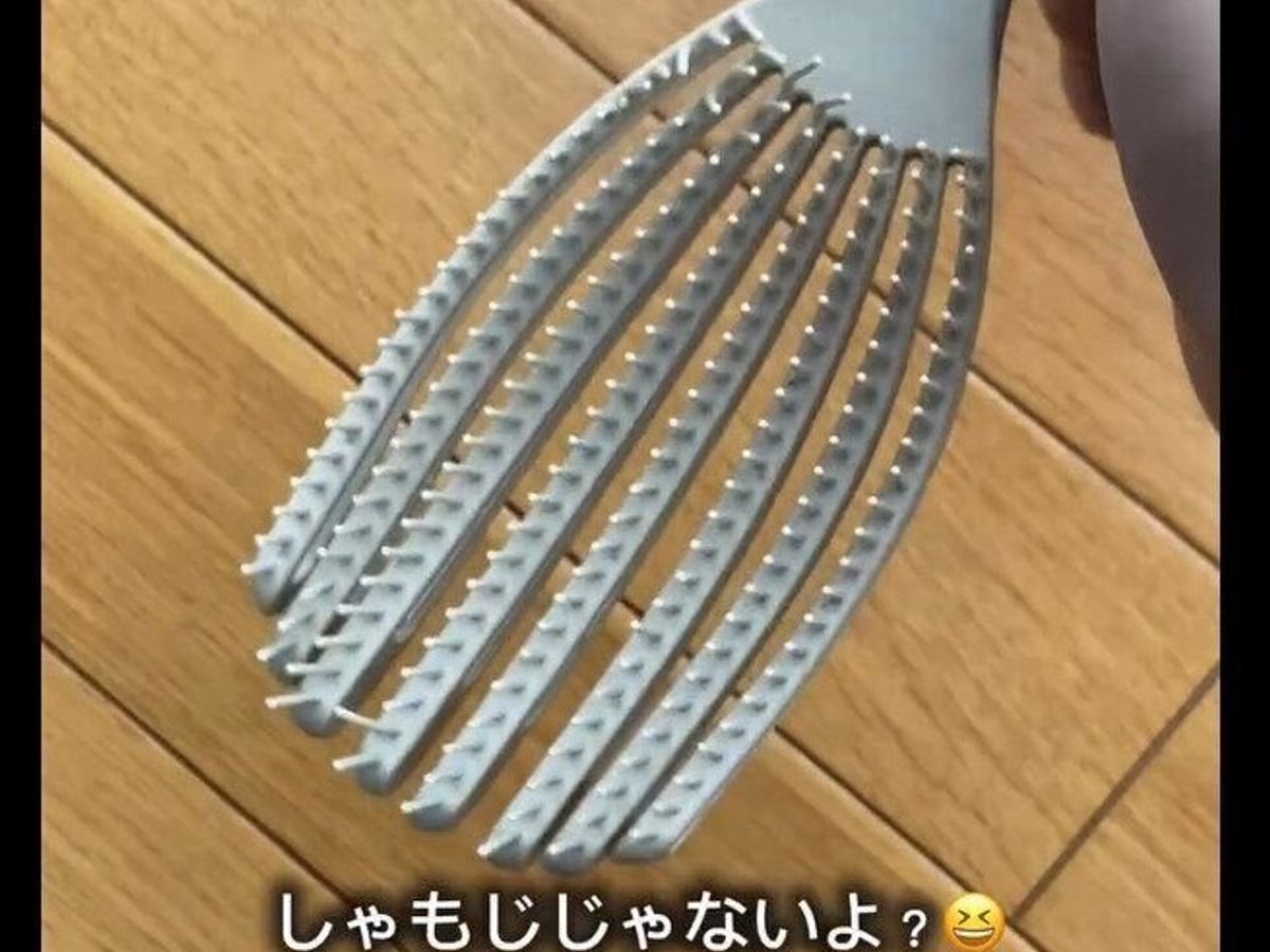 【3COINS】なんか面白い!フィットヘアブラシ