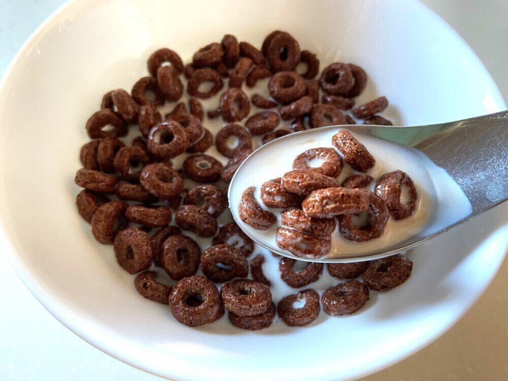 チョコリング牛乳