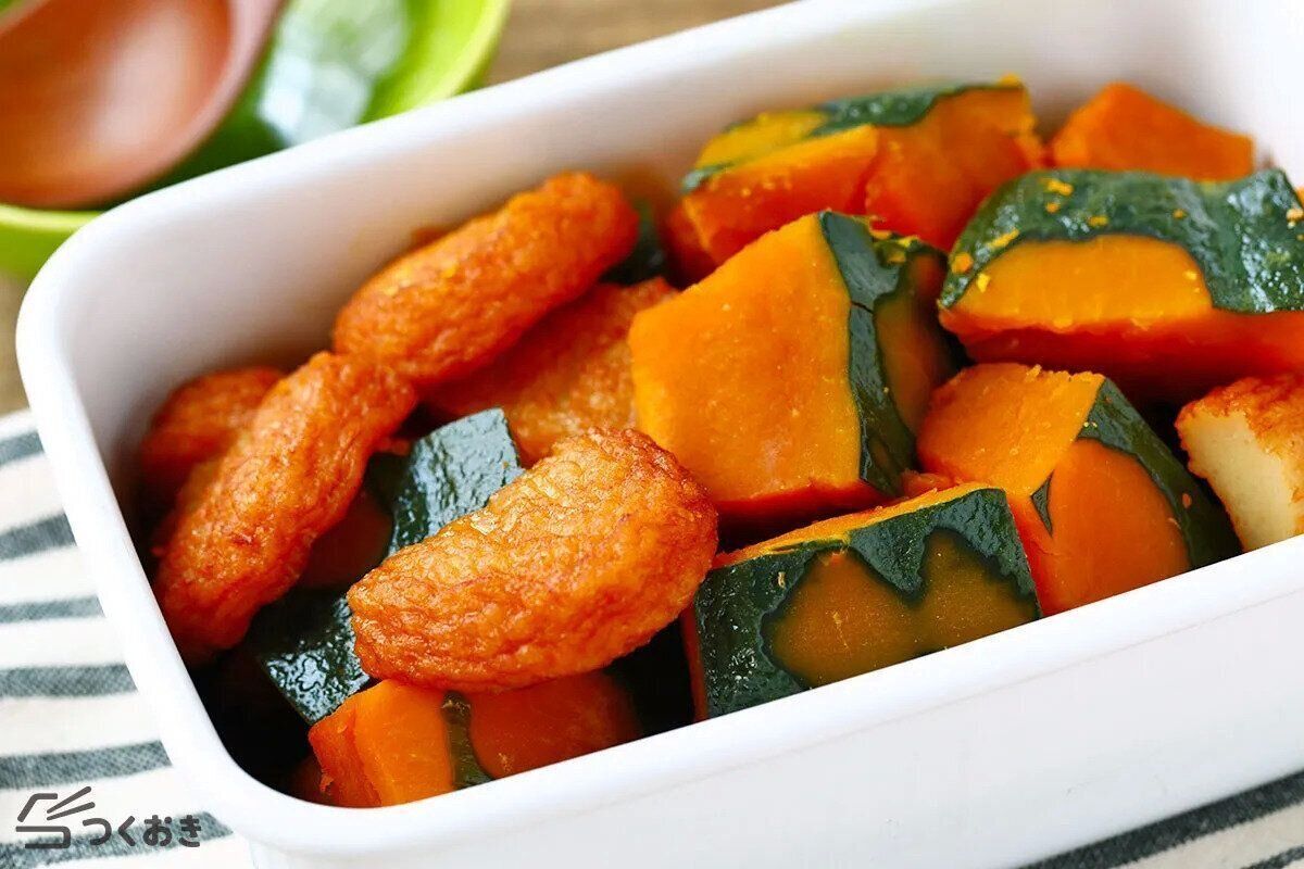 かぼちゃとさつま揚げの煮物