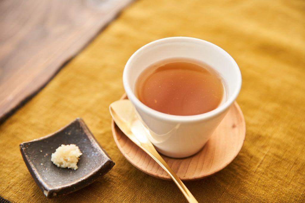 すぐできる、ホット生姜茶
