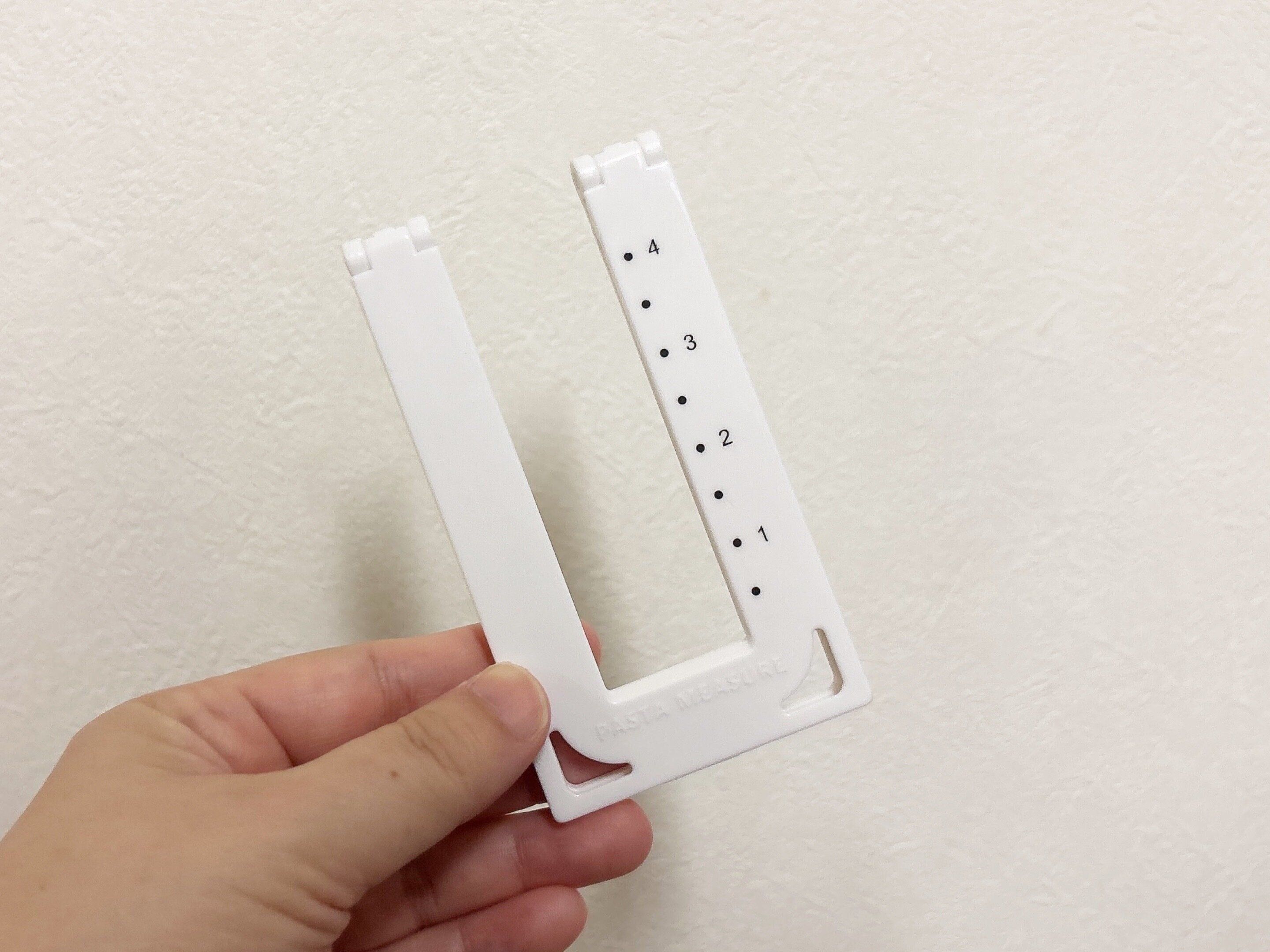 セリア置いて量れるパスタメジャー