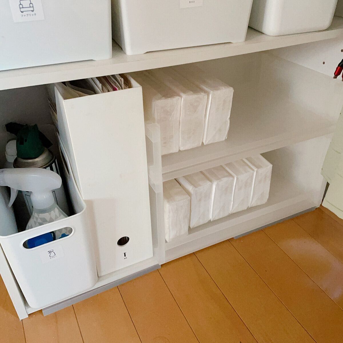 ティッシュのストック