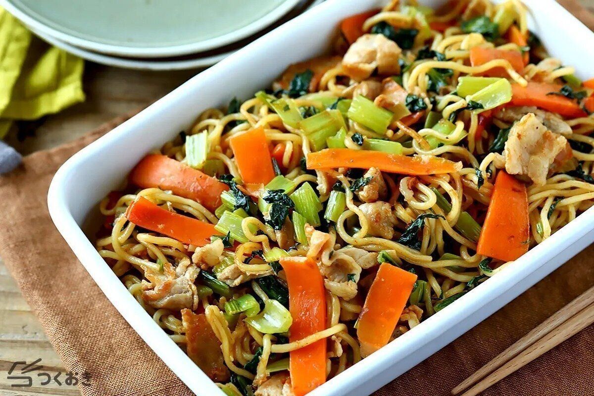 小松菜焼きそば