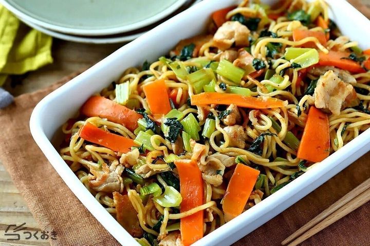 小松菜焼きそば