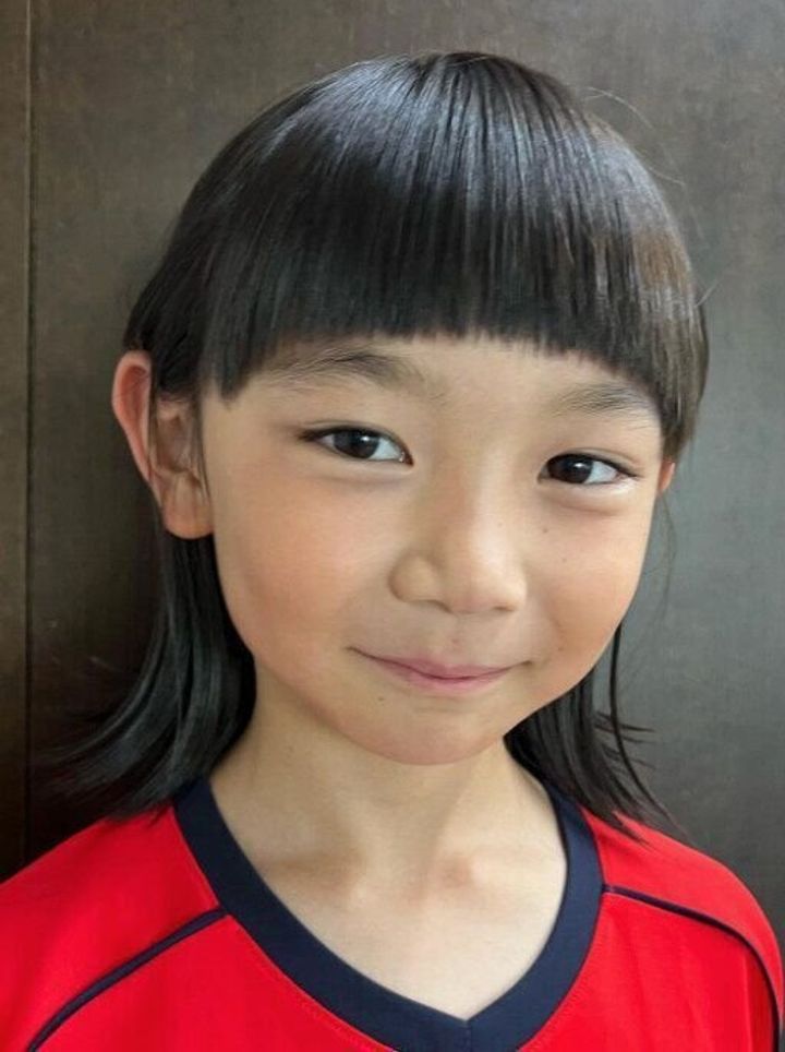 ワイドバングが個性的!おしゃれボブ