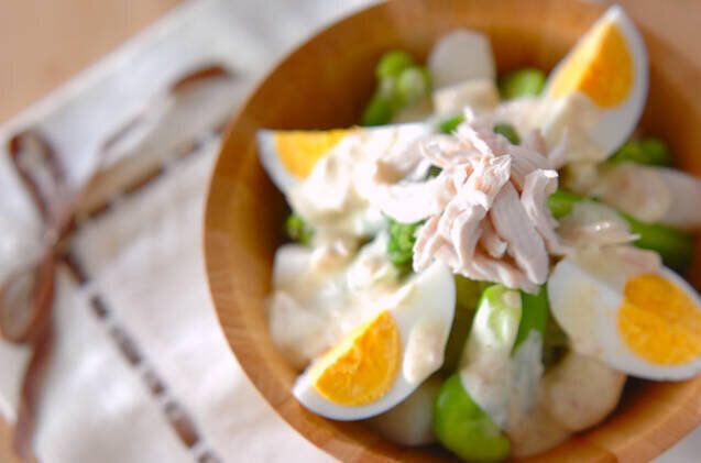 春野菜の梅風味サラダ