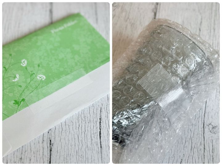 簡易的な梱包に