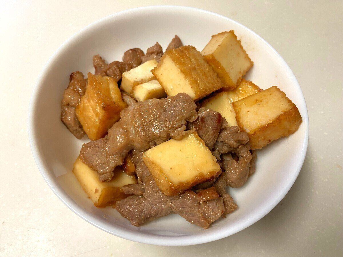 厚揚げをプラス