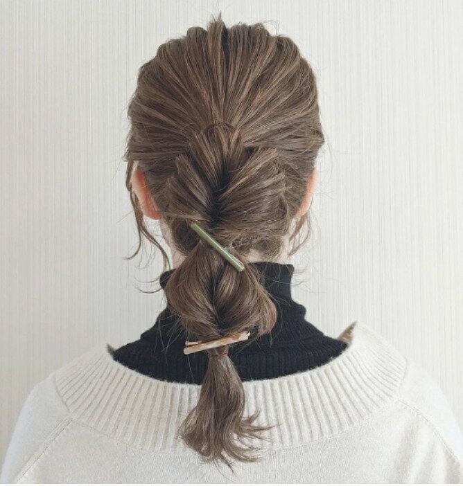 40代女性似合うヘアアレンジ 22最新 不器用でも簡単にかわいくなれるヘアアレンジアイデア集 サンキュ