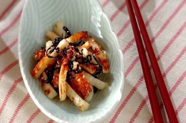 ちくわの塩昆布炒め