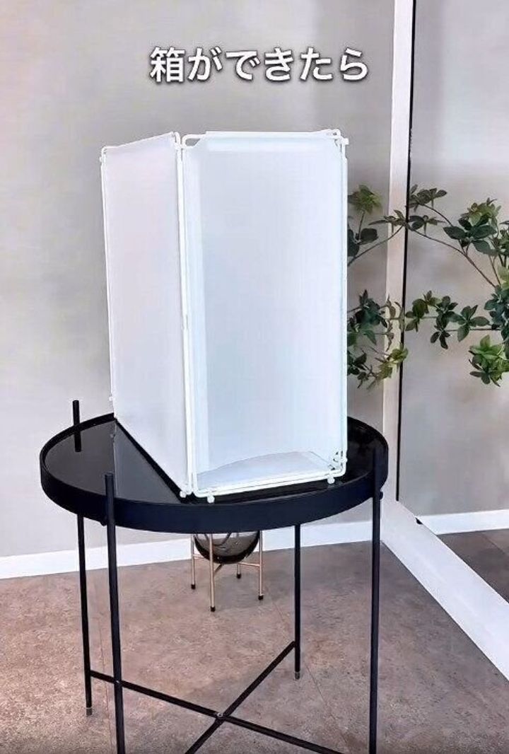 【ダイソー】組み立てるだけでオムツ収納に大変身