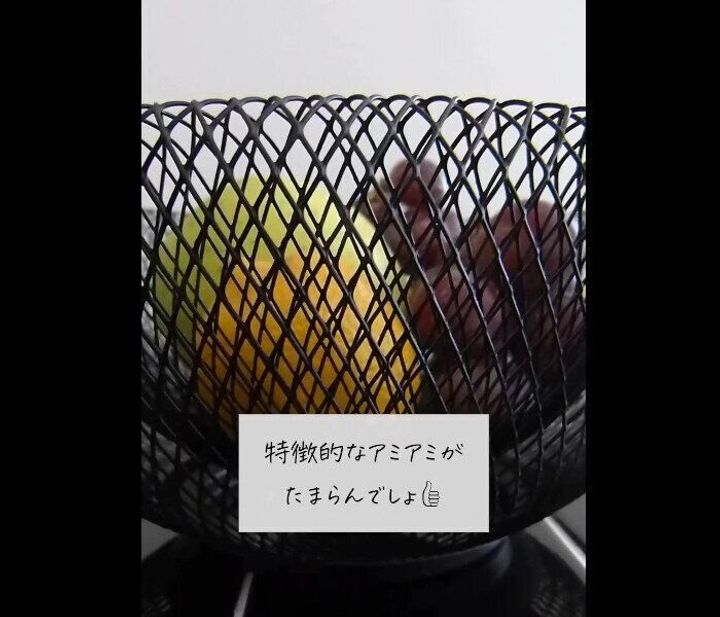 【ダイソー】特徴的なアミアミ!フルーツバスケット