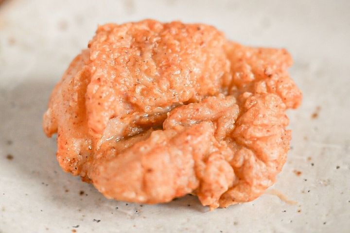 完成した唐揚げ