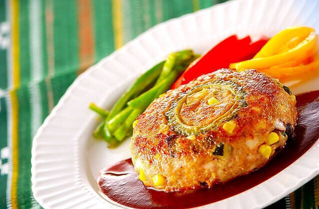 夏のなごりハンバーグ