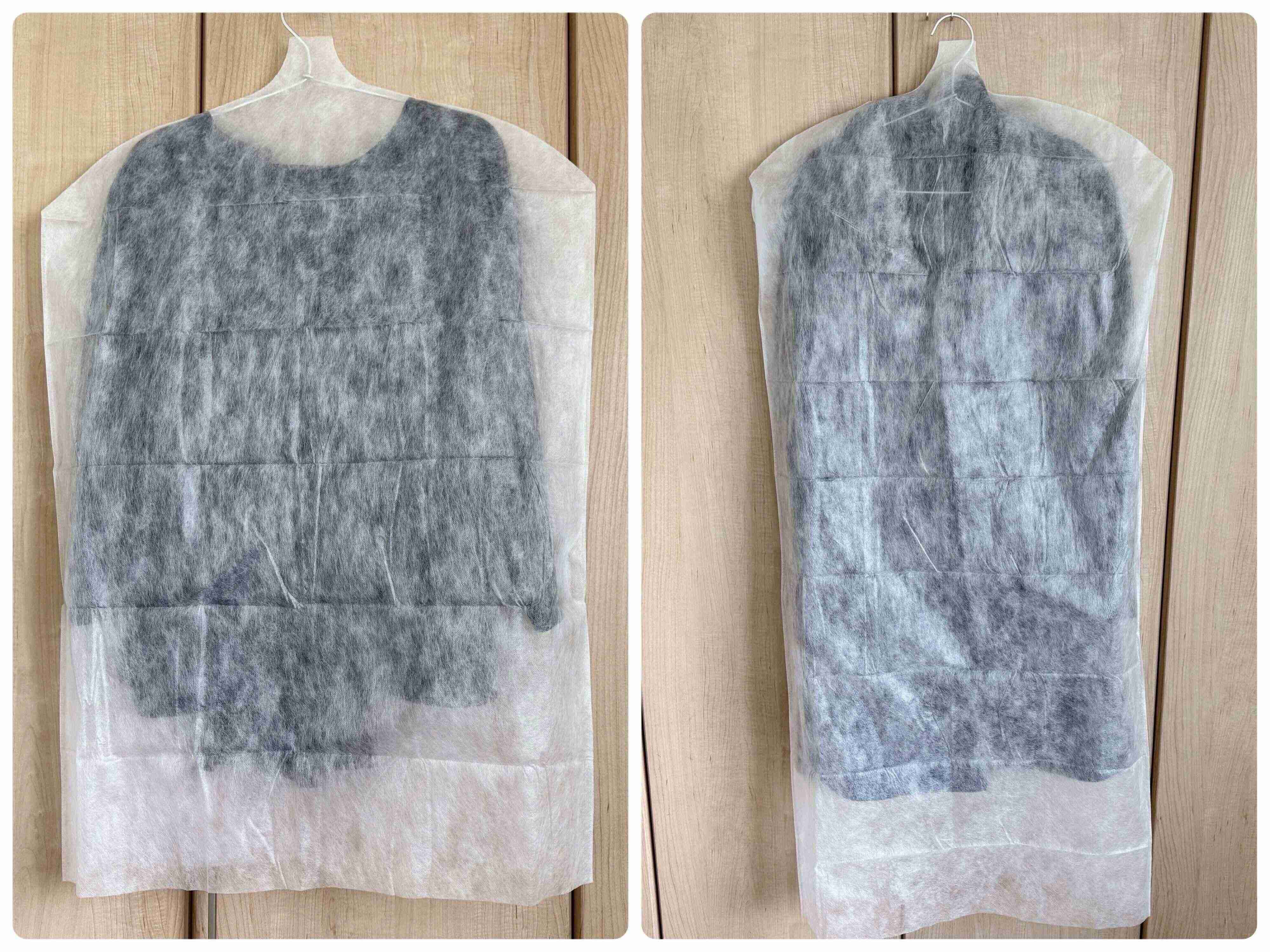 シンプルな白色だからクローゼットもすっきり整う