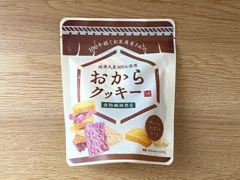 おからクッキーのパッケージ
