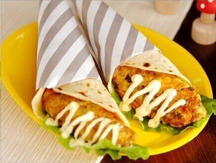  高菜のひき肉ラップ