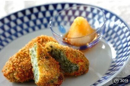 長芋の青のり風味コロッケ