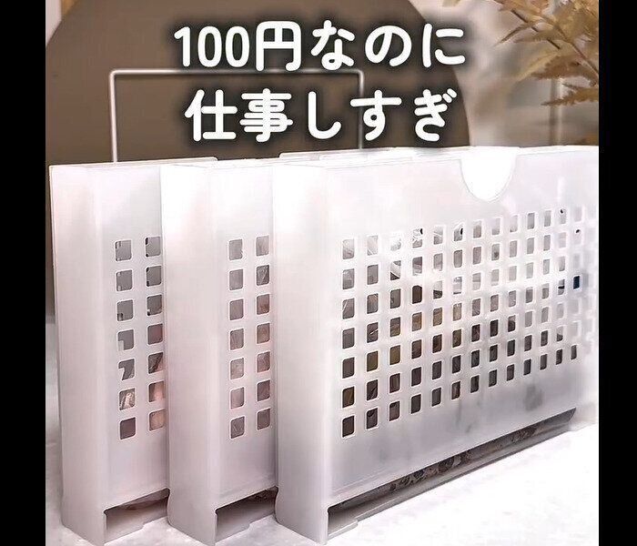 【ダイソー】110円なのに仕事しすぎ！フリーザー立て収納ケース