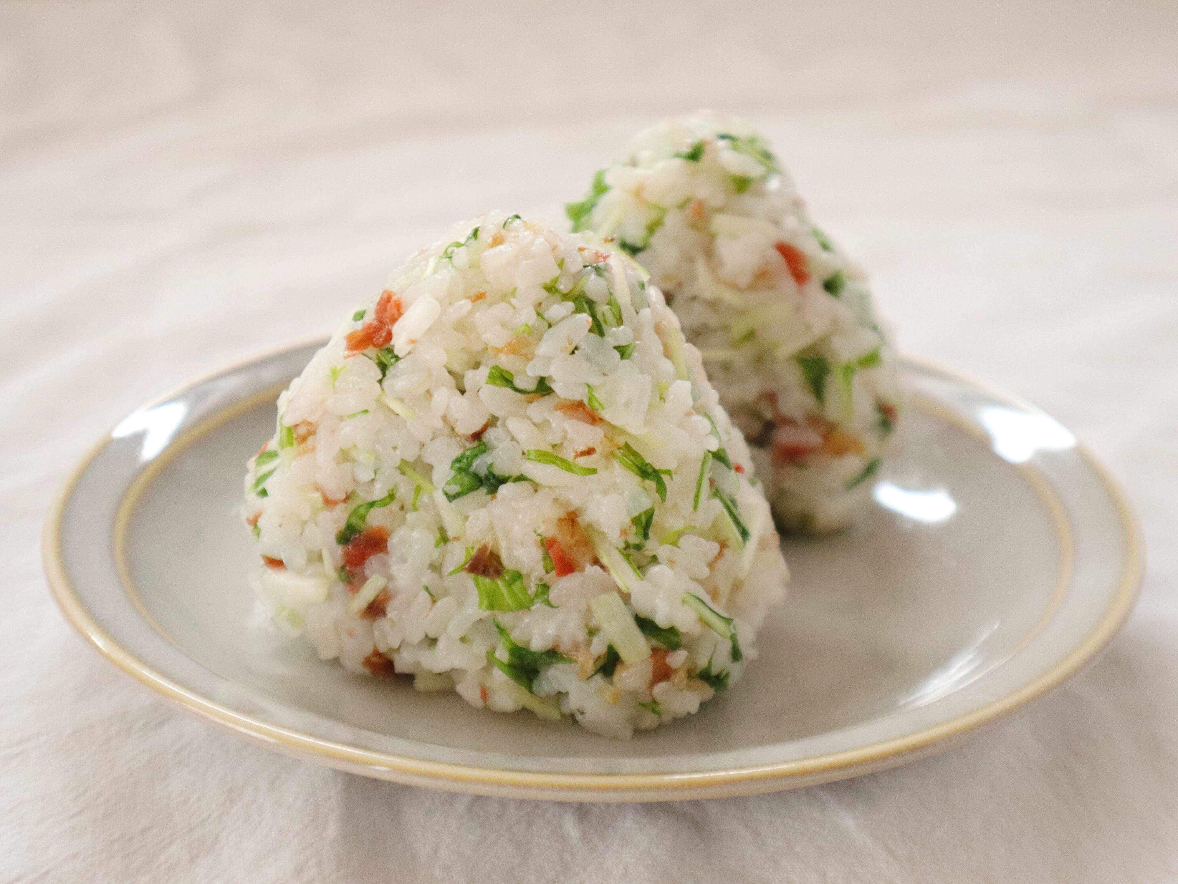 炒めず混ぜるだけの手軽な菜飯