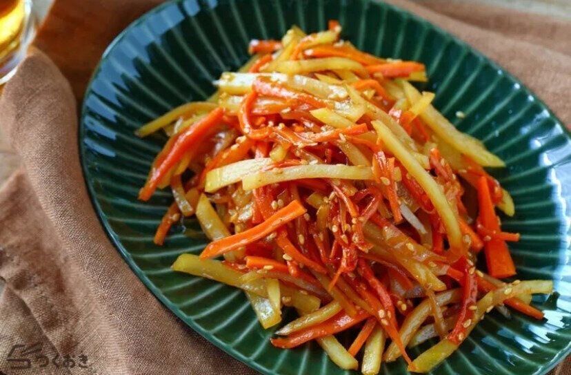 じゃがいもとにんじんのきんぴら