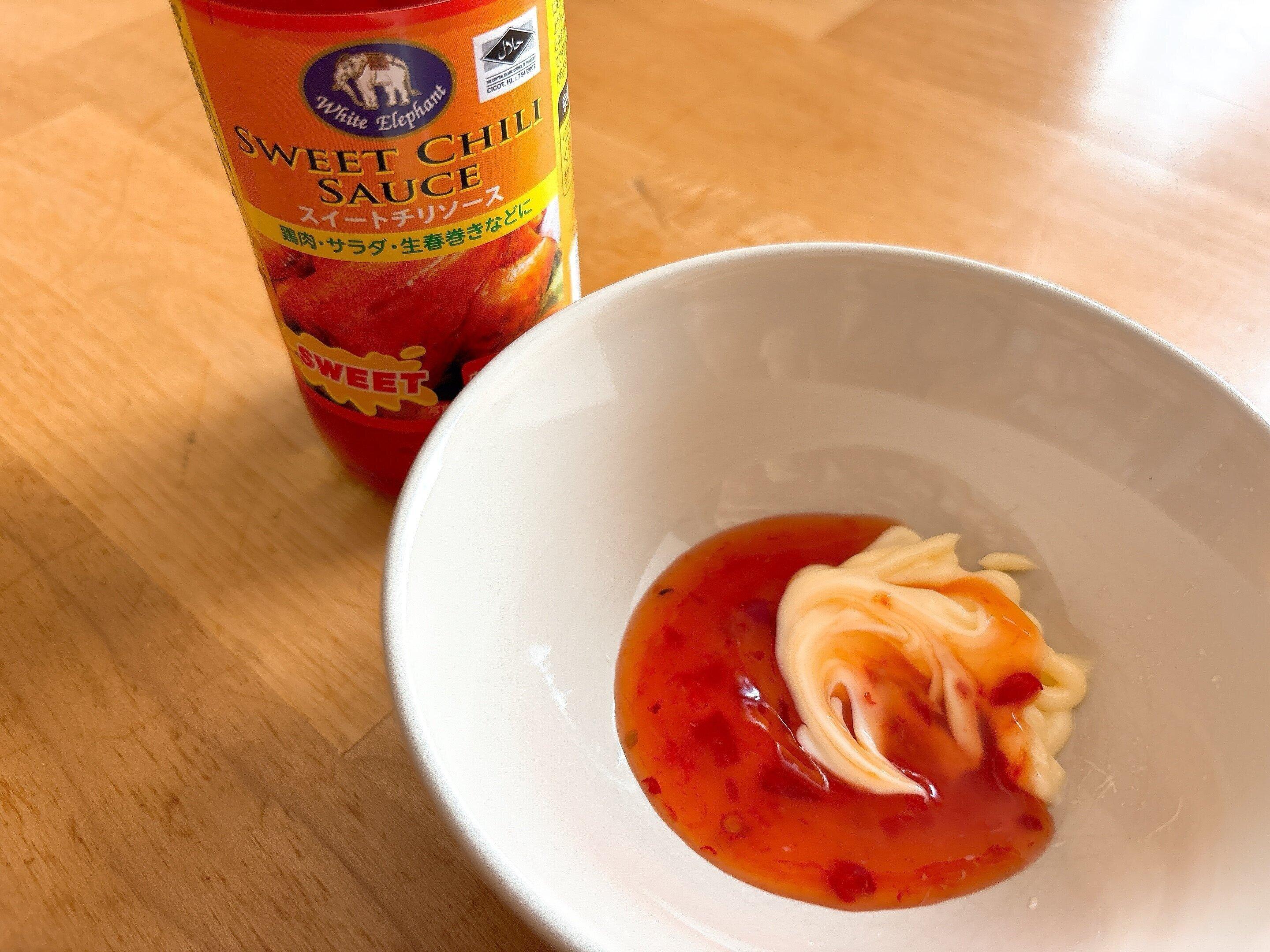 マヨネーズとチリソース
