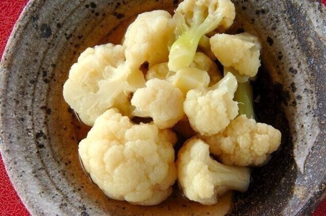 カリフラワーの煮浸し