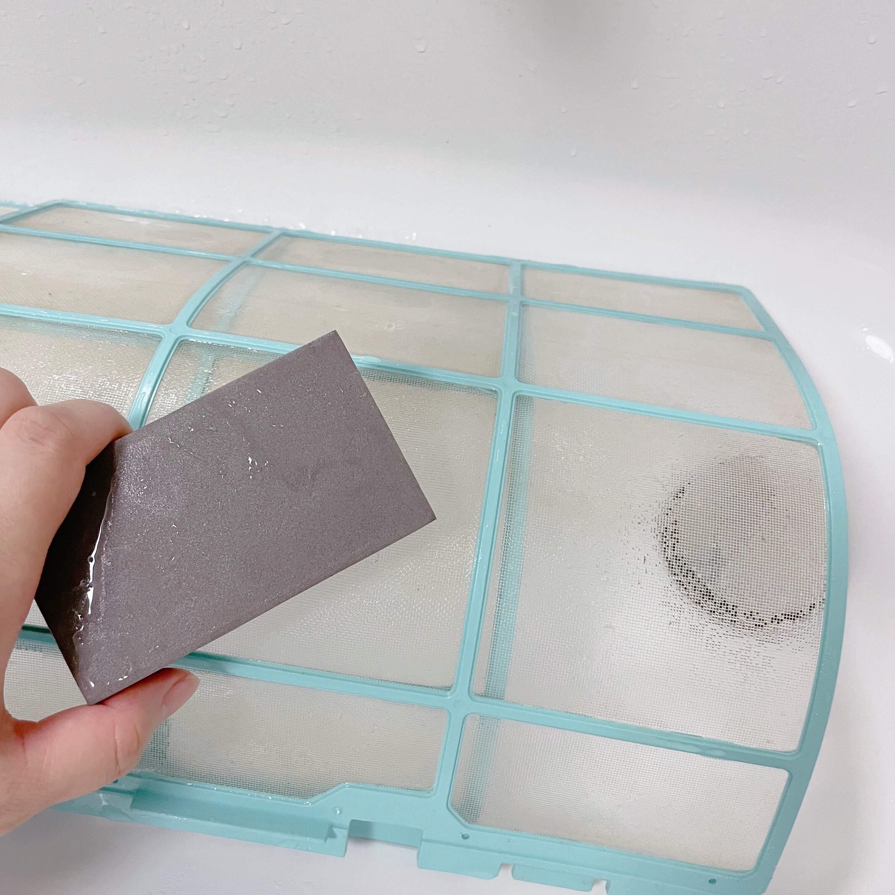 エアコンフィルター洗い