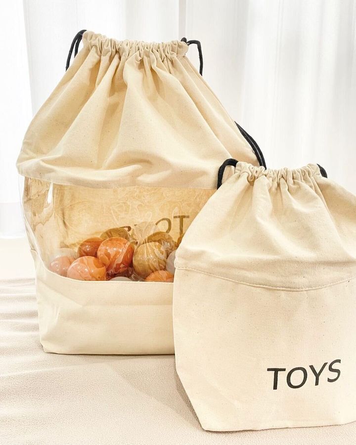 【3COINS】収納もかわいく!TOYS巾着
