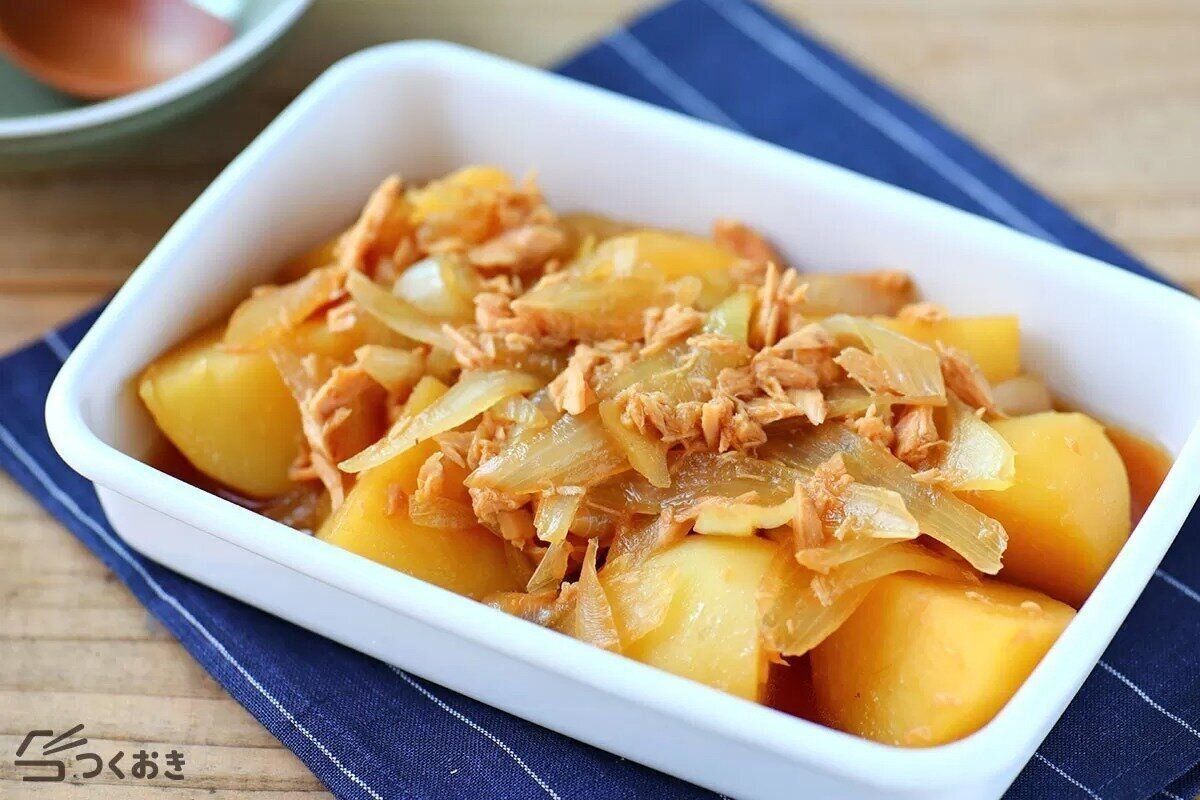 ツナじゃがたまねぎのうま煮