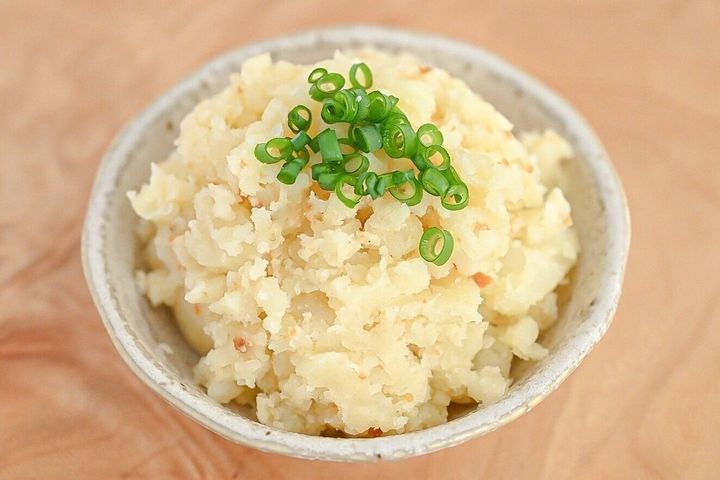 ピリ辛エビ塩のマッシュポテト