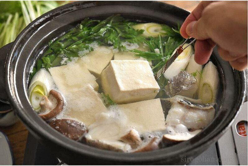 具だくさん湯豆腐