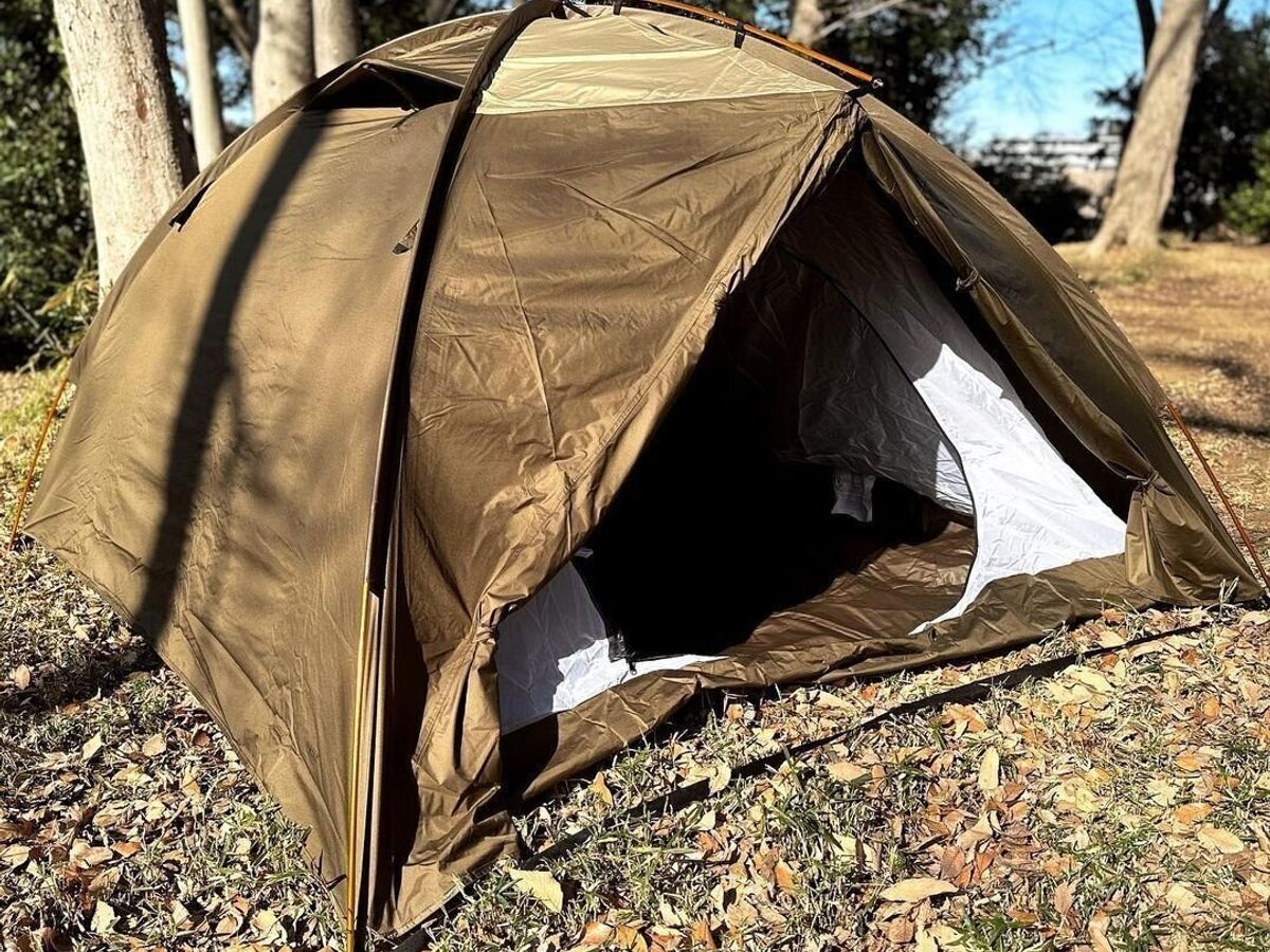 【ワークマン】5分くらいで設営!イナレムギアシェルター2